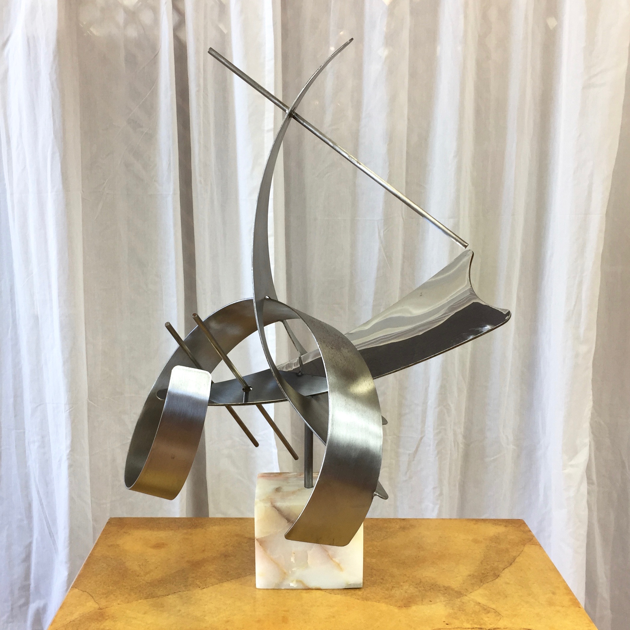 Monumental Abstract Steel Sculpture by Curtis Jeré - Past Perfect